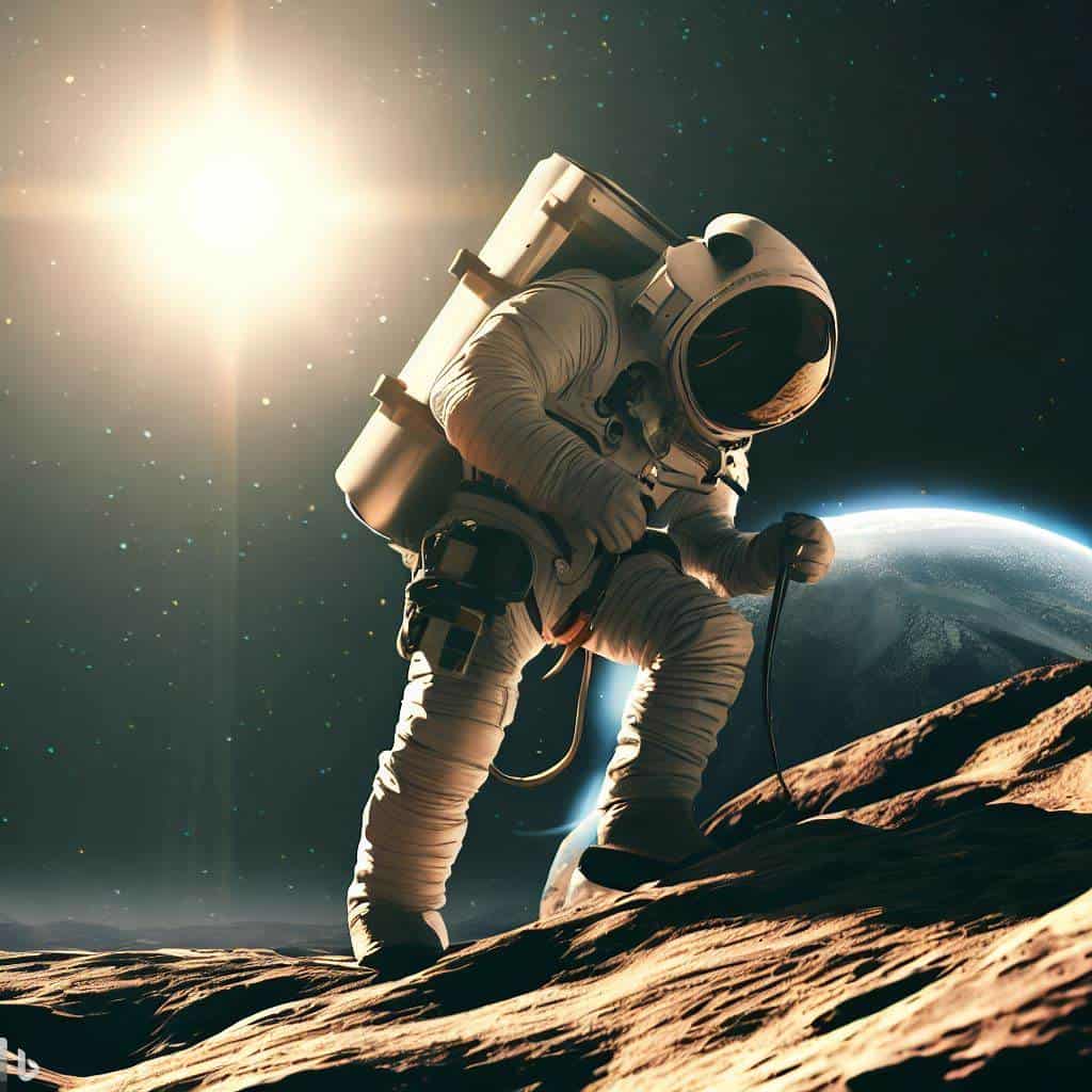 astronaut-working-resources-planet