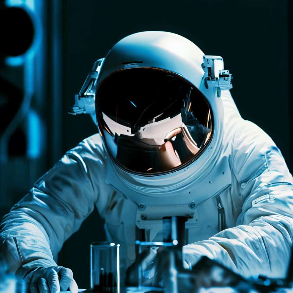 astronaut-working-laboratory