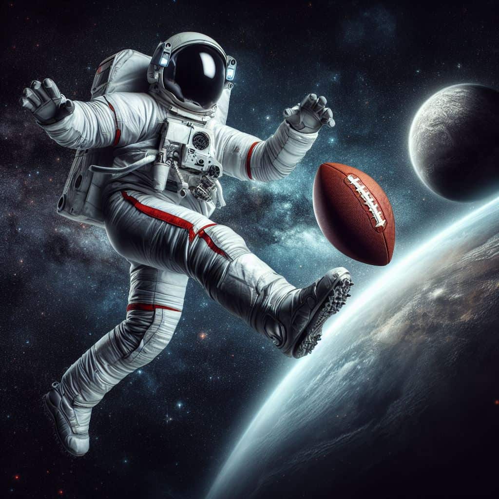 astronaut-kicking-football-space