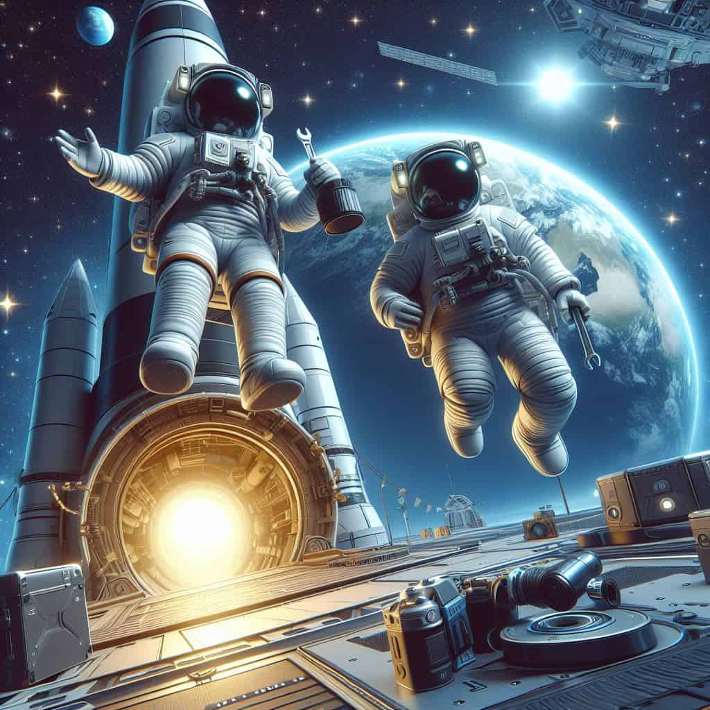two-astronauts-floating-in-space